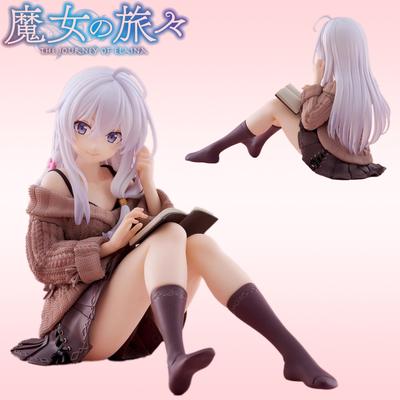 10cm Hexen auf Wanderschaft Die Reise von Elaina Elaina PVC Anime Figur Modell Spielzeug Schreibtisch Niedliche Dekorationen Sammlerpuppe Kinder Geschenke