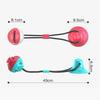 Dog Chew Toys for Aggressive Chewers Interactive Dog Suction Cup Toy Teething Rope Toy Dog Puzzle Treat Food Dispensing Ball Toy