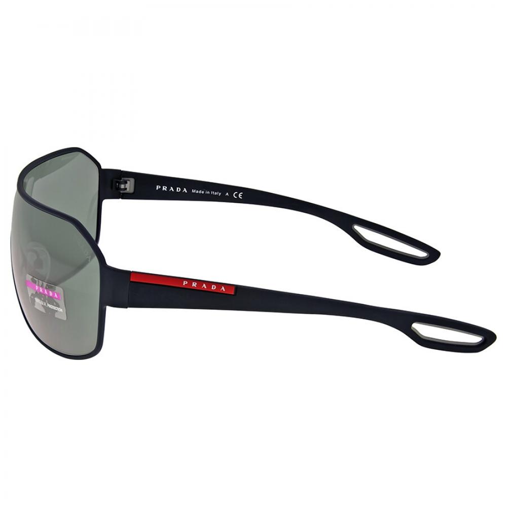 Prada Linea Rossa Grey Shield Gafas de sol para hombre PS 52QS
