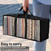 4 Pcs Large Opening DVD Storage Bag PVC Clear DVD CD Case Holder Organizer with Zipper and Handle Convenient Media Organizer Bag