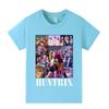 A1223 Kids Boys Girls Kpop Rumi Zoey Mira Print Short Sleeves T-shirt
