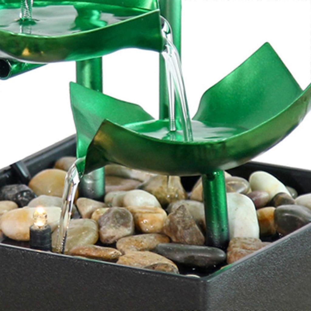 Tischbrunnen EU-Adapter 3-stufig für Innenbereich Wohnzimmer Einweihungsgeschenk