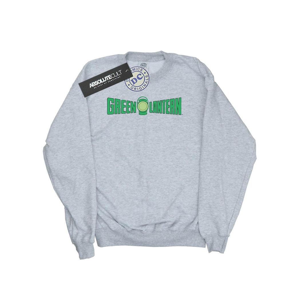 DC Comics Boys Green Lantern Text Logo Sweatshirt