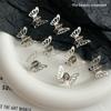 20 Stück Mini Metall Schmetterling Haarklammern, Hohl Kleine Schmetterling Haarclips, Niedliche Seitenpony Zöpfe Haarspangen für Damen Mädchen Haarschmuck
