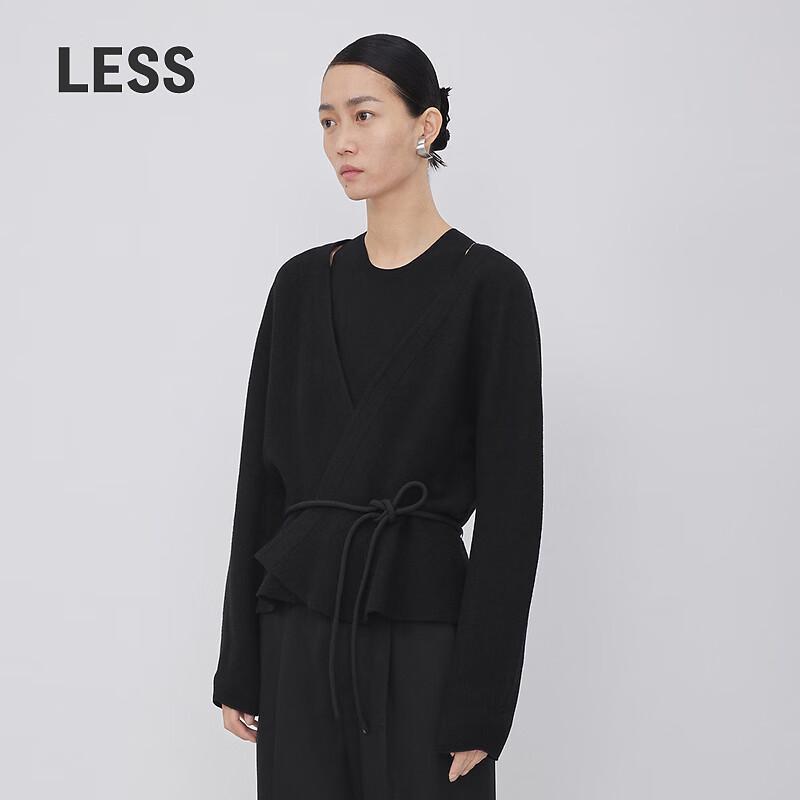 

Women s Lamb Wool Tie-Waist Short Cardigan M