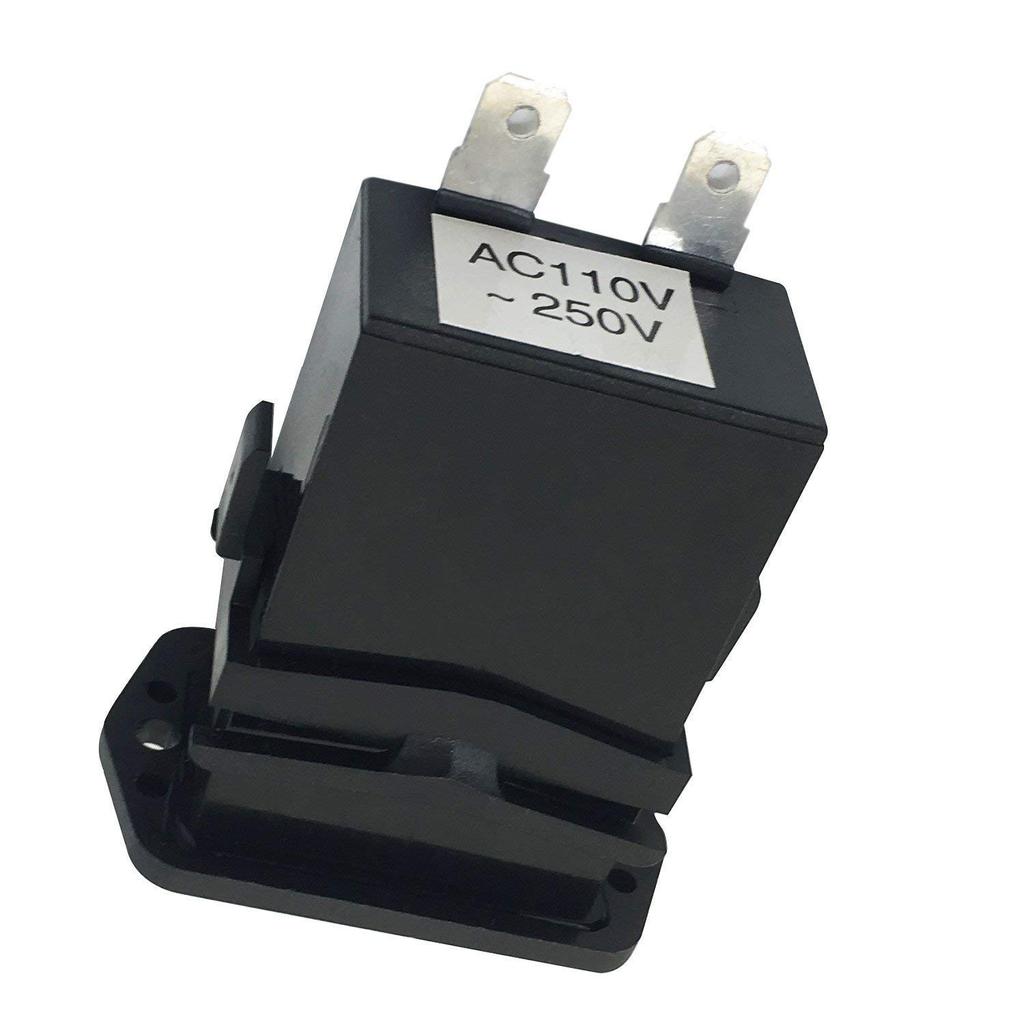 AIMILAR Mechanical Hour Meter AC 110V-250V For Small Engines, Boats, Generators And More - 6 Digit Display With Easy Tallation And High Accuracy