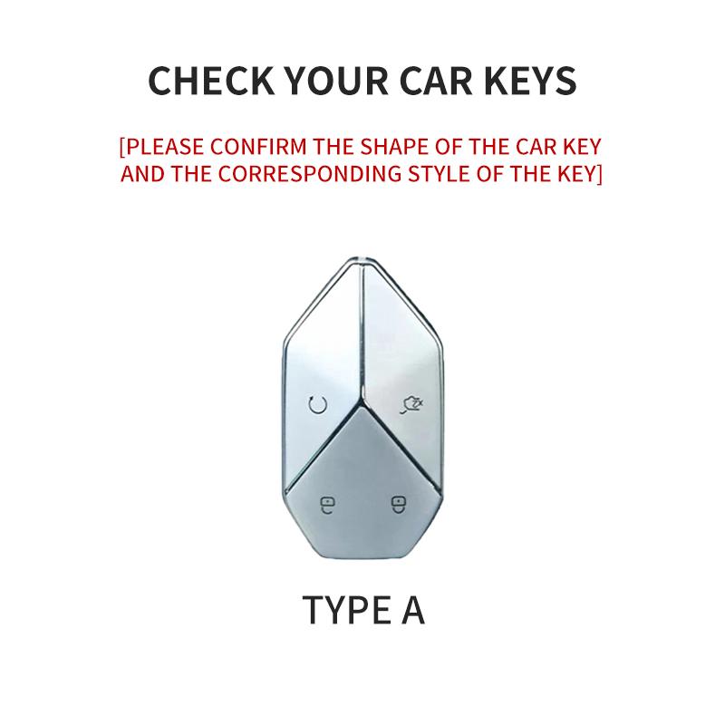 Suede Car Remote Key Protection Cover for Equations Leopard 5 Leopard 8 Leopard 3 Key Case Shell Keyring Keychain Accessories