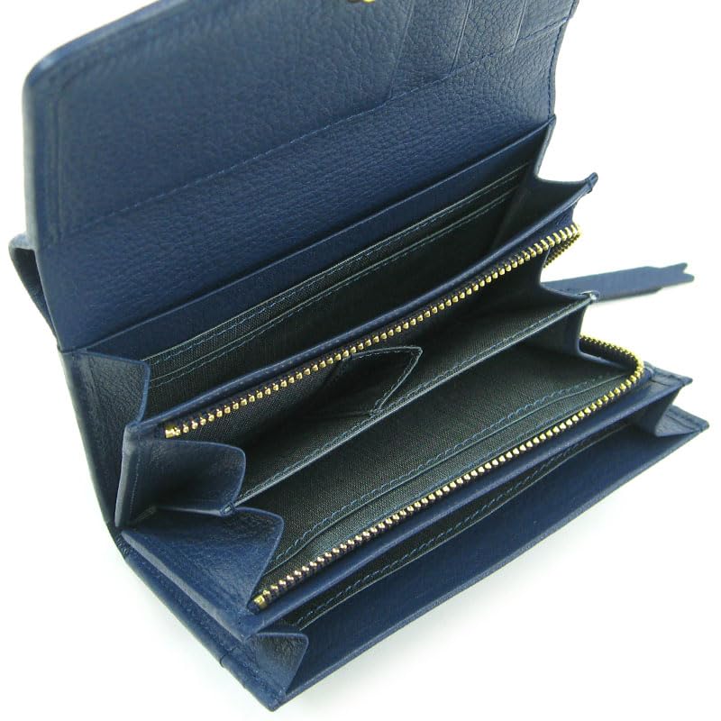 Nina Ricci Tamara Purse Bifold Wallet Navy 85-1752 Women's