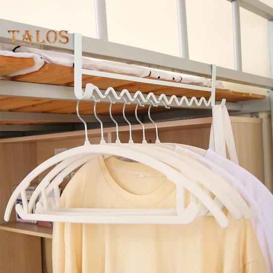 Hanger Fixed Hook Wave Shaped Storage 2 Colors Practical Punch-free Coat Rack Hook Bedroom Accessories