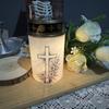 Solar Sensor Flameless Ceremony Grave Lantern Waterproof Candle Memorial Light  Memorial Gift