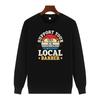 Funny Barbershop Vintage Barber Printed Sweater Graphic Sweatshirts Crew Neck Fleece Pullover New In Sweatshirts Winter Sweater