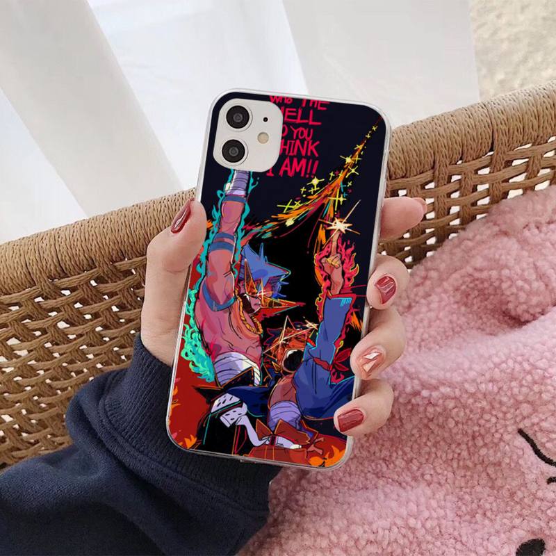 Tengen Toppa Gurren Lagann Phone Case for iPhone 11 12 13 mini pro XS MAX 8 7 6 6S Plus X 5S SE 2020 XR cover