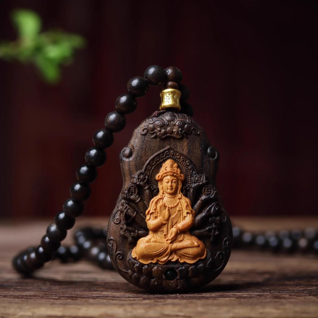 Chengui Zhao Gongming Martial God of Wealth Pendant Necklace – Five Ways God of Wealth Design for Men and Women