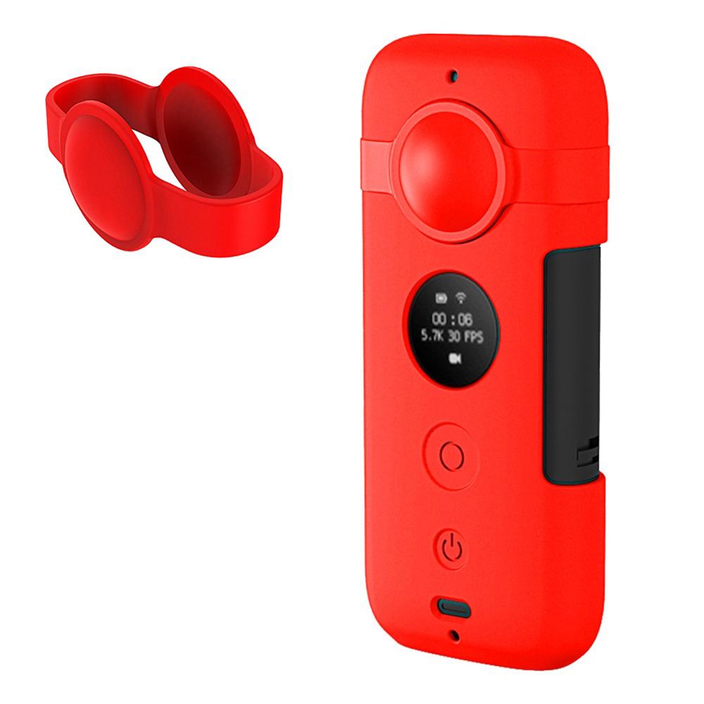 Para Cámara IR Insta 360 Funda Protectora Cubierta de silicona caso de carga con Hebilla