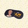 BTS Mitgliederfoto Schlaf-Augenmaske, Bangtan Boys Aufdruck Verdunkelungs-Augenbinde, Kpop ARMY Fans Reise- & Ruhe-Accessoire