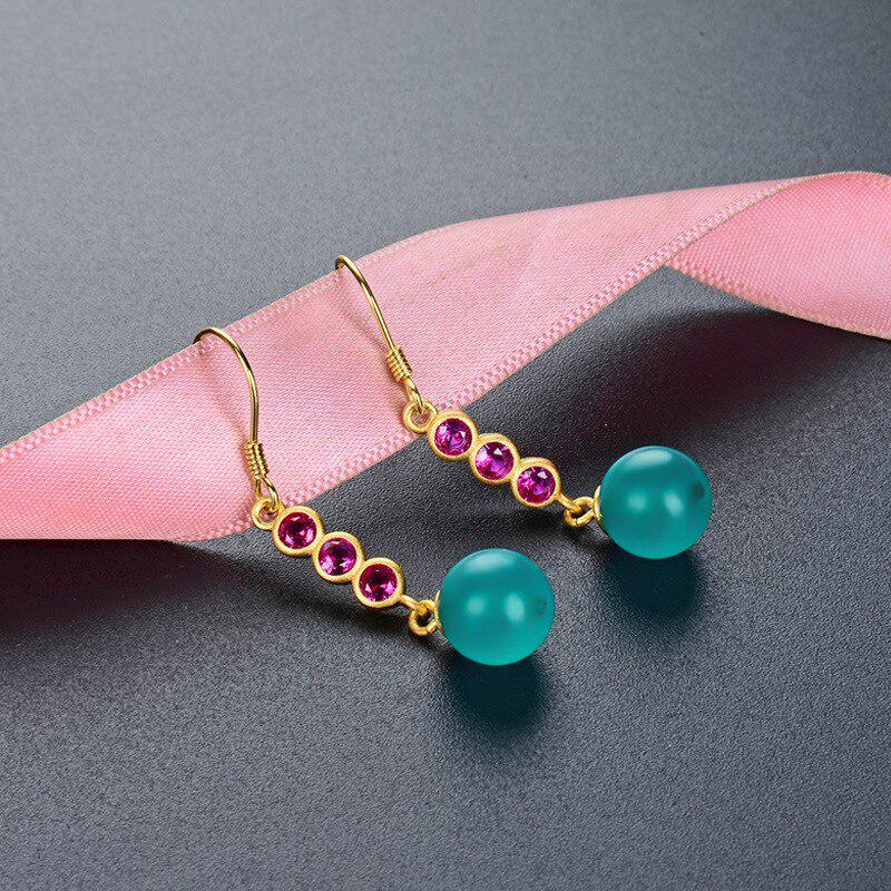 Cercei cu zirconiu din argint 925 Tancise Cercei cu picătură pentru femei Cadouri de nuntă