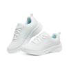 Skechers Girls Cushioning Abrasion Resistant Breathable Low top Kids' Running Shoes White Teenagers 302603L-WHT