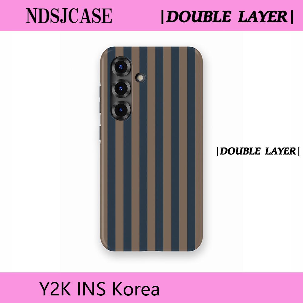 

Phone Case for Samsung Galaxy A56 S20 S23 S24 S25 S26 FE Plus Ultra Edge 4G 5G Double-layer Back Cover Luxury Clmj SWAG Oxford A16 5G