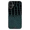 ABEEL Pouzdro pro iPhone 16 Kompatibilní s MagSafe Krokodýlí textura Mikro-embosovaný zadní kryt