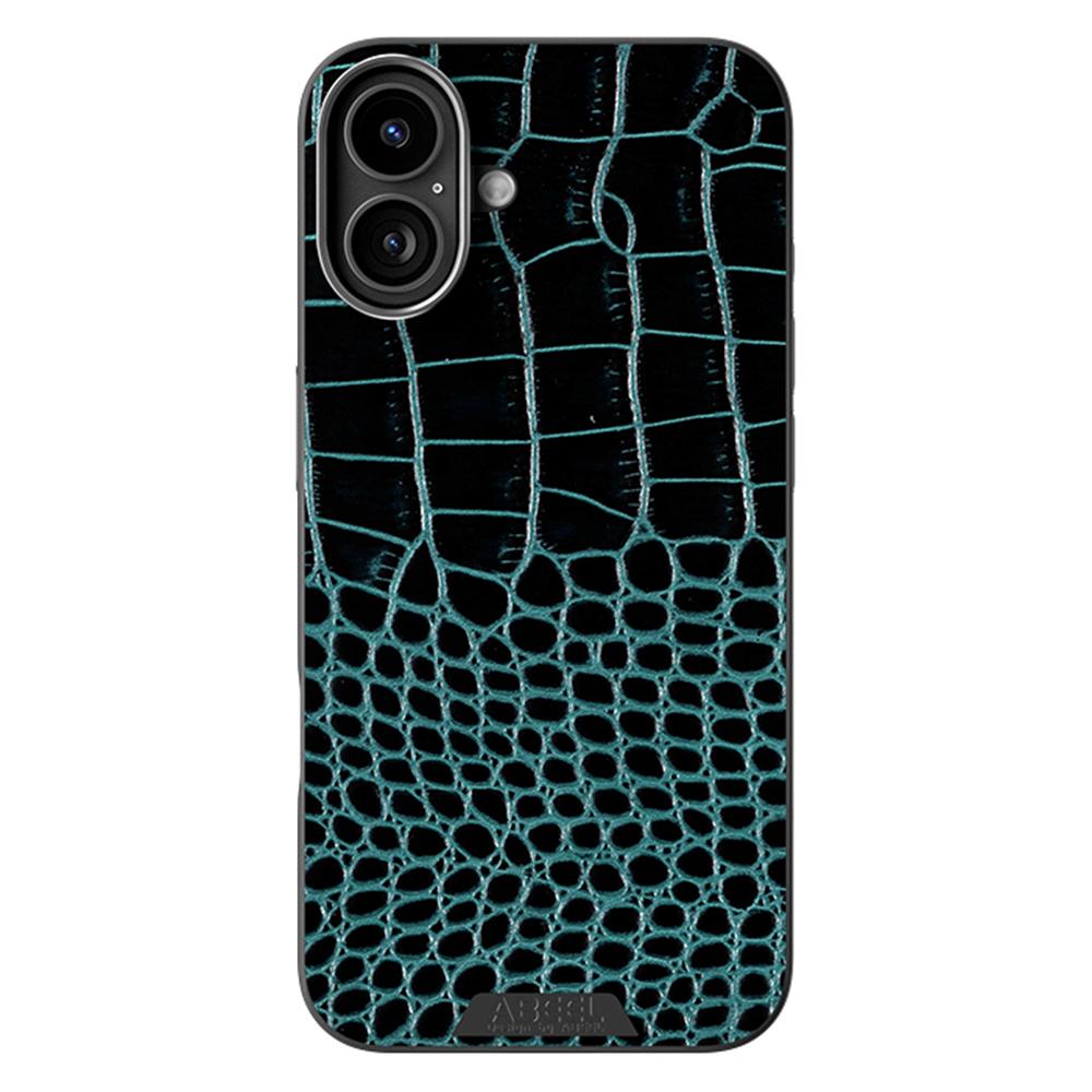 ABEEL For iPhone 16 Case Compatible with MagSafe Crocodile Texture Micro-Embossing Back Cover