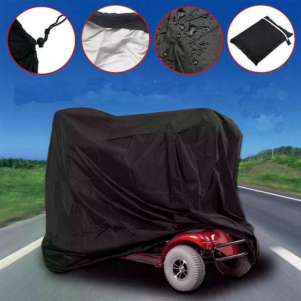 Winterbeauy Electric Mobility Scooter Cover, 210D Oxford Scooter Cover Waterproof Rain Cover for Wheelchair Protective Cover (190*71*117cm)