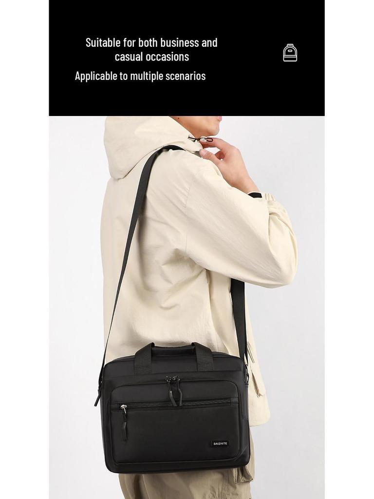 Men's Crossbody Bag 2025: Versatile Business Casual Shoulder Handbag with Large Capacity