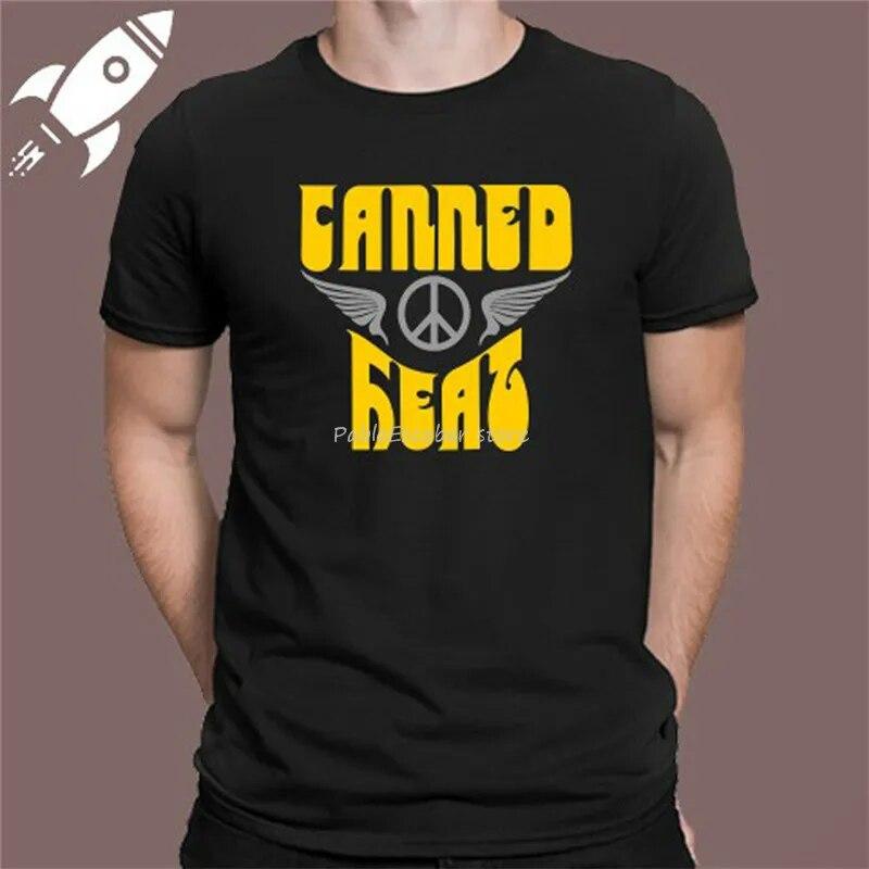 

Новая футболка унисекс большего размера. Черная футболка с логотипом Canned Heat Rock Band Legend. Размер SML Xl 2Xl 3XL. Футболка на заказ.