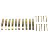 Repair Kit 10PCS for 86Type Switch Socket Junction Box Back Cover Replacement Including Screws for Electrical Use
