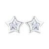 Star Earrings, Flash Drill Five-pointed Star Earrings, Cold and Small Earrings, Cute and Sweet