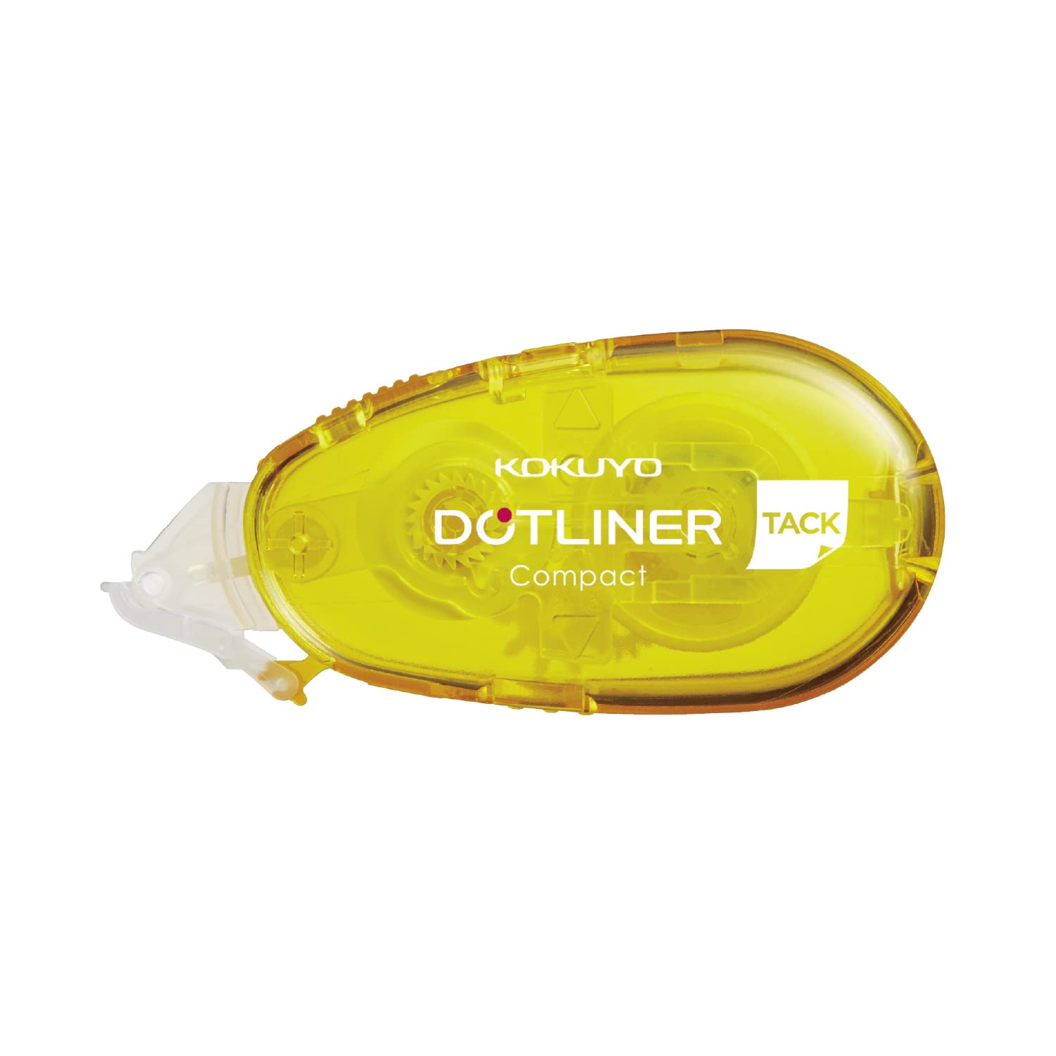 KOKUYO Dotliner Compact Tape Low Glue, Adhesion, Yellow, TA-DM4510-08