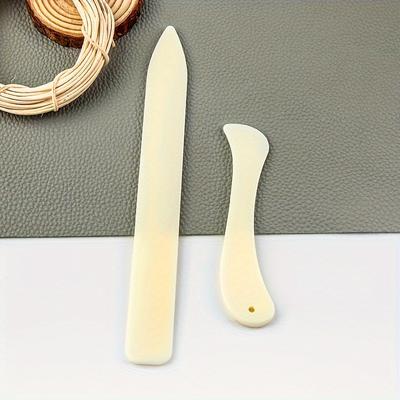 1 Satz(2 Stück) Premium Falzbein-Set, Falzbein zum Rillen, Falten, Prägen, Origami-Papierfalzbein, Bastelwerkzeug für DIY-Handarbeit, Faux