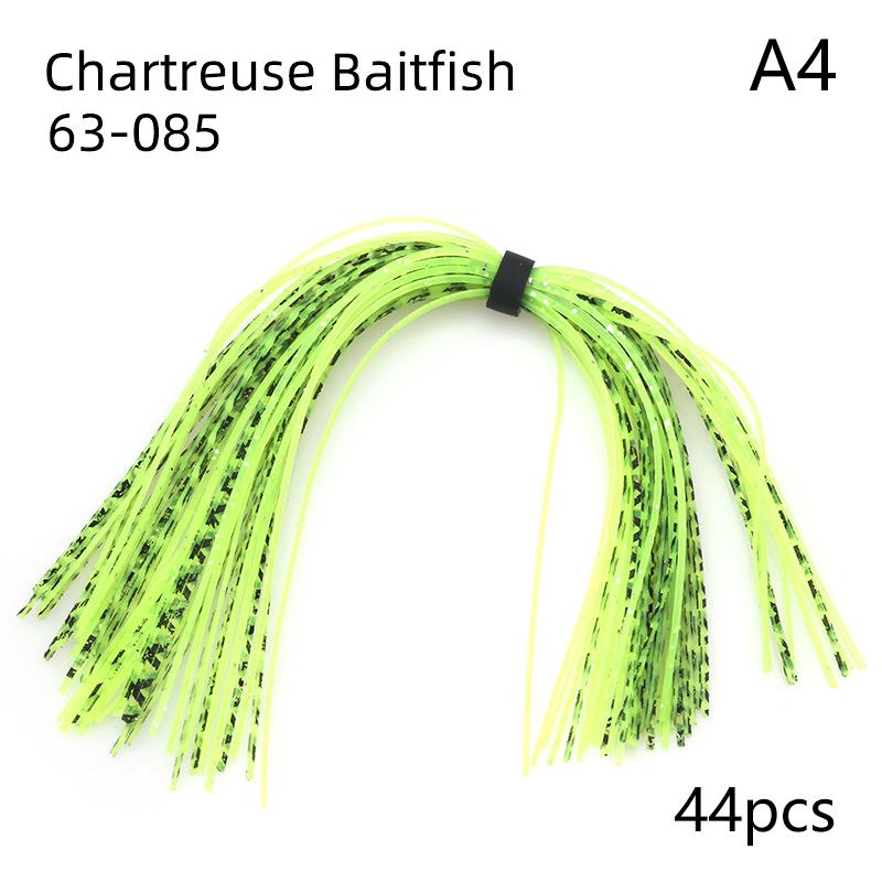 Silicone Skirts Fly Tying Material for Spinnerbait Long Tail Jig Lures Custom Fishing Bait Accessory