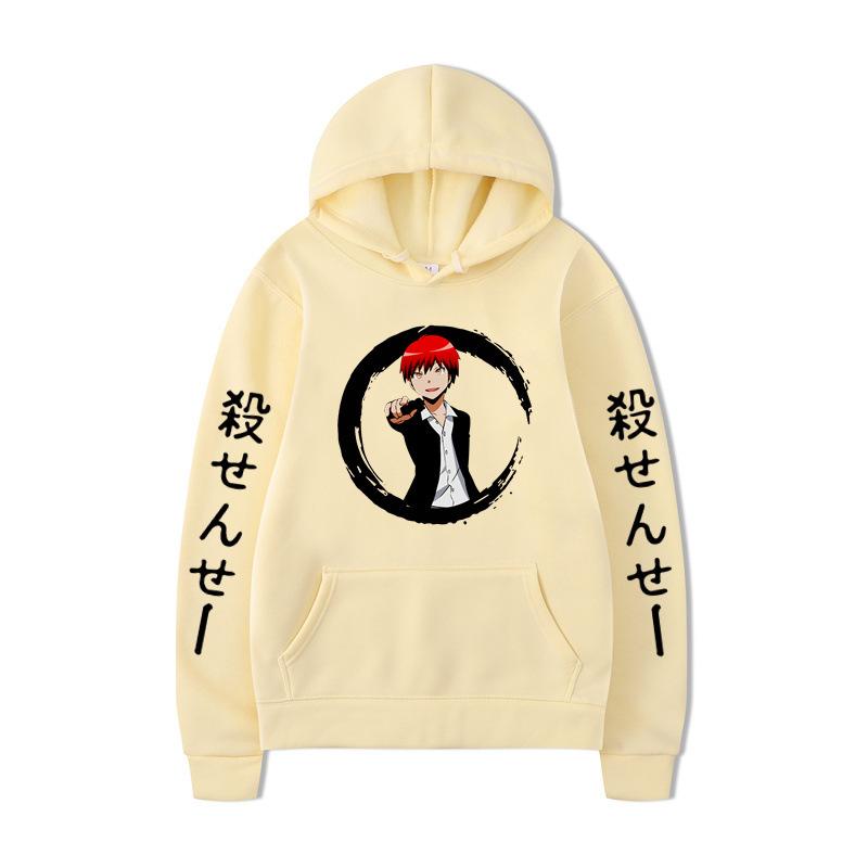 Japanese Anime Hoodies Print Fashion Sweatshirt Hip Hop Casual Unisex Autumn Winter Fleece Streetwear Tops