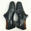 Pre-80s Agal Handmade Wooden Peg Vintage Plain Toe Black Size 26.5-27.0cm Continental Men's(USED)