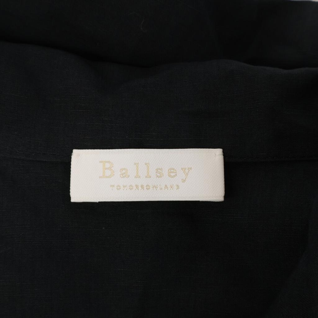 BALLSEY 24 year old black linen blend move tailored collar all-in-one Overall All-in-one 36 blackUsed
