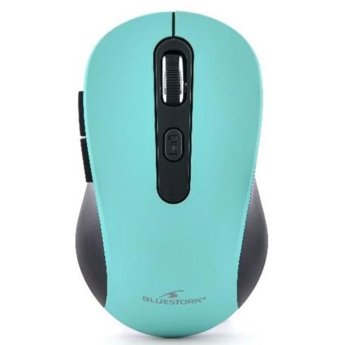 Wireless Mouse - Bluestork - Office 70 - Rechargeable - Black/grey
