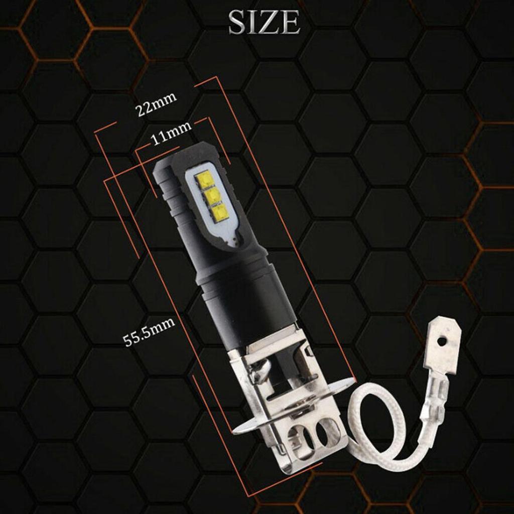2Pcs LED Fog Lamp Bulbs H1 Bulb Indicators Fit for Car Trucks Lighting