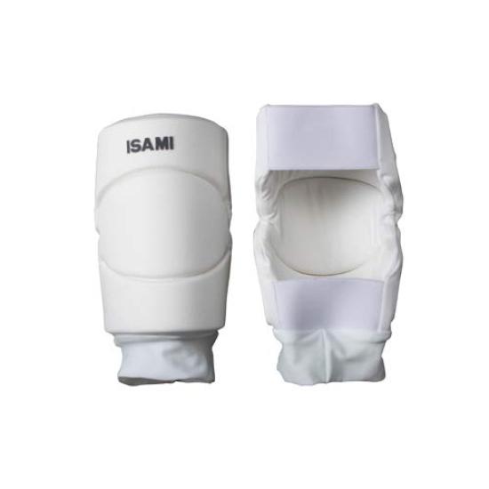 

ISAMI Knee Knee Support Support Length Guard, L-1103 (White, J(XS) (Knee 25-35cm, 16cm))