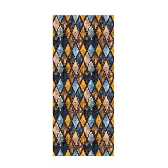 Yousheng Vintage Stained Glass Sticker Removable Waterproof Static Window Cling Home Office Room Church Decorative Privacy Window Film