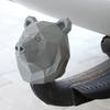 Kryt na tažné zařízení Hlava medvěda 2palcový zátka na tažné zařízení Autopříslušenství Kreslený Vnější pro tažení RV nákladních vozidel lodí vozidel