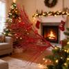 Large Christmas Tree Cuttings, Christmas Wreath Decorations, Christmas Tree Ornaments, Artificial Glitter Cuttings.