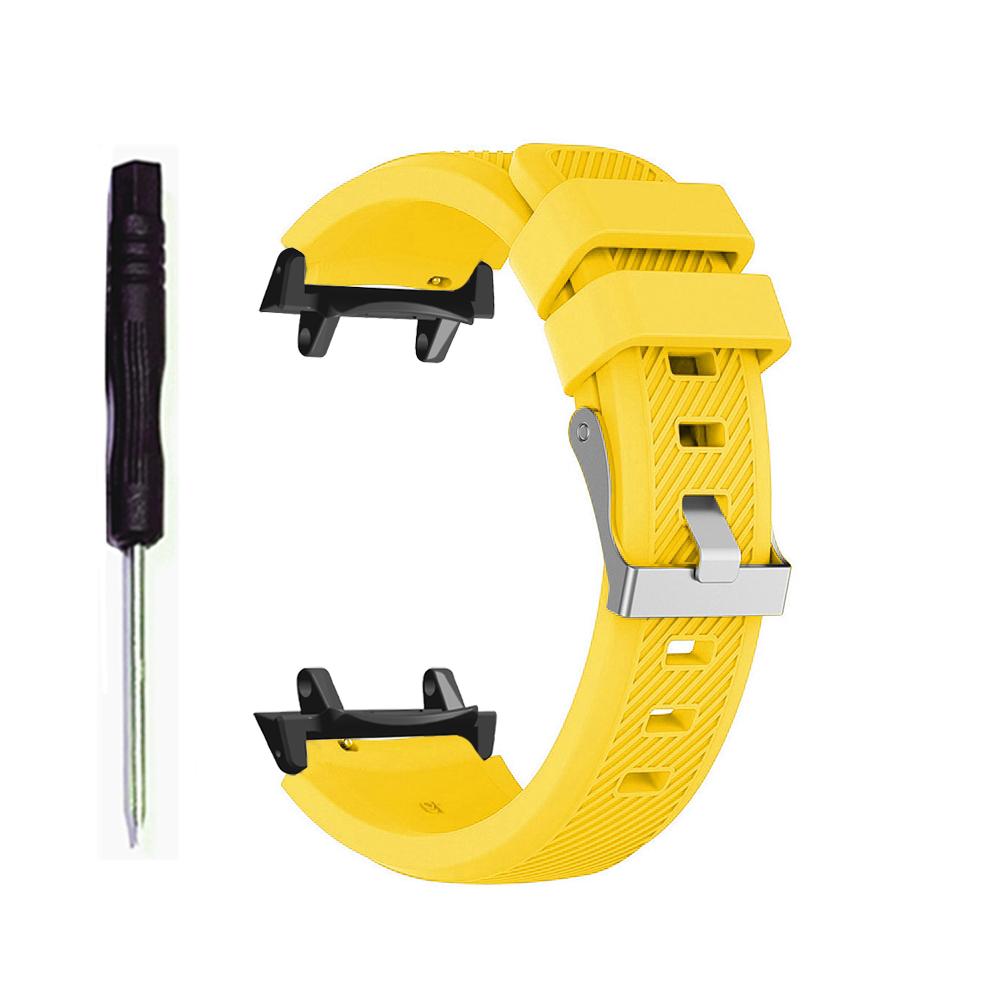 

Модный силиконовый ремешок для часов для умных часов Huami Amazfit T-Rex 3, браслет, спортивный ремешок на запястье для Amazfit T Rex 3 for Amazfit t-rex 3 жёлтый