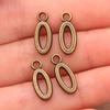 Zinc Alloy Alphabet Charms: 2 Colors, 26 Letter Pendants for Jewelry, Handbag, and Mobile Phone Accessories