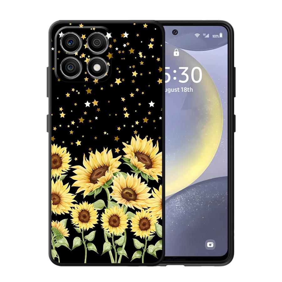 

Мультяшный чехол-подсолнух для Honor X7 X9c Magic5 Lite X6 X7c 90 Pro X6a X8c X8a 70 X9b X8 X8b X9a X7b 8X X5b Мягкая обложка Honor X9c Smart