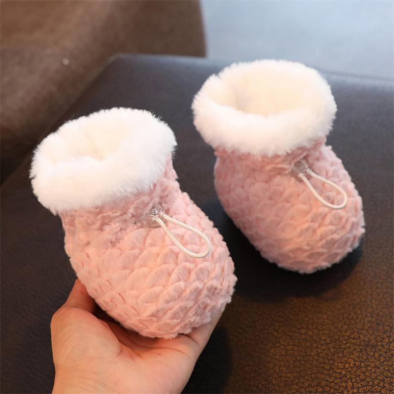 Warm Infant Toddler Crib Snow Boots Soft Comfortable Infant Girls Boys Anti-Slip Socks  Newborn Baby Shoes