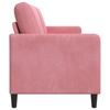Pink Storage Sofa 172 X 78 X 87 Cm Polyester