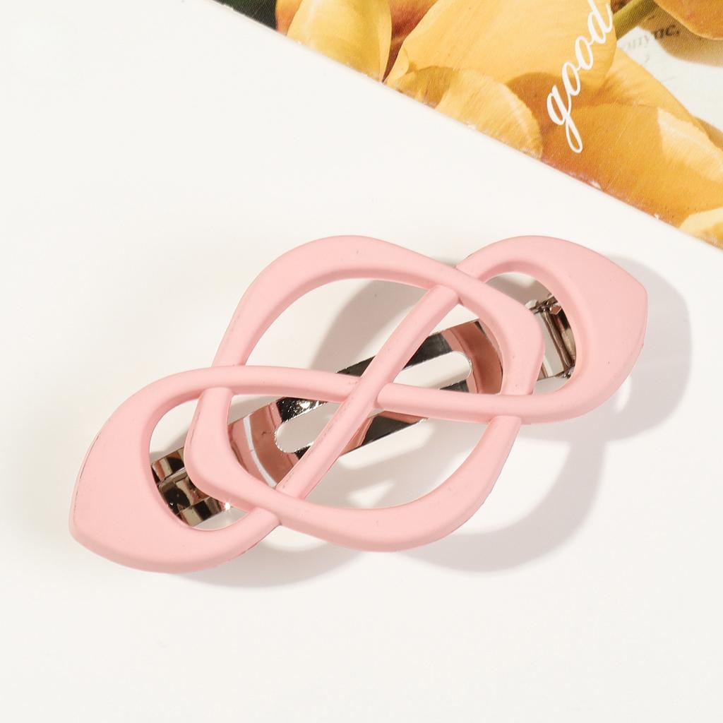 1/4 Stück Vintage Französische Haarspangen für Damen Mädchen Geometrisch Kreuzknoten Federklemme Halboffene Hochsteckfrisur Haarstyling Zubehör