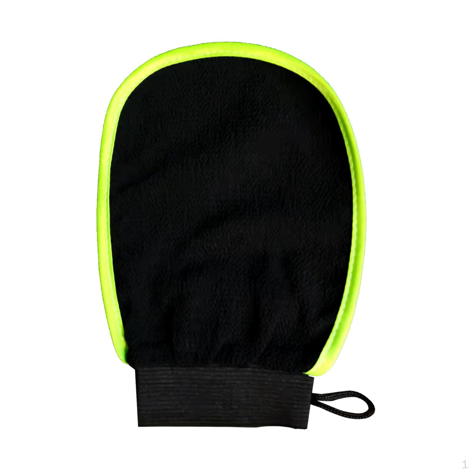 

Exfoliating Glove Bath Body Scrub Lanyard Design Deep Cleaning Shower Multipurpose Neck зелений