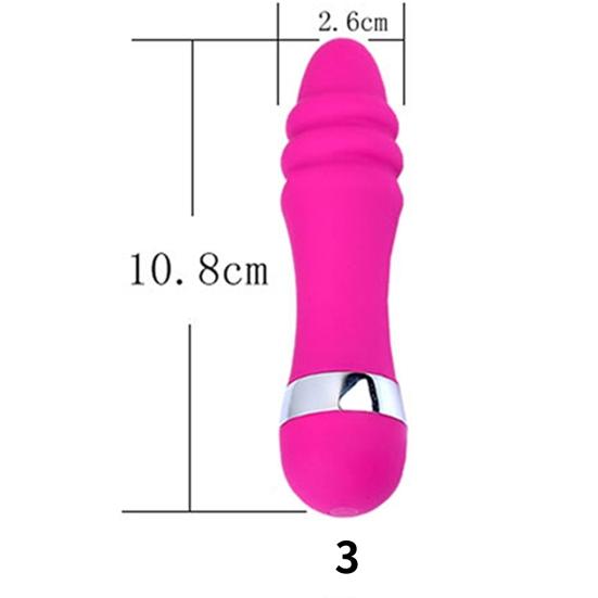 6 Stil kraftvolle rosarote vibrierende G-Punkt-Vibrator-Massagegerät-Dildo-Vibe-Sexspielzeuge