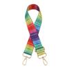 Nuova Tracolla Sostitutiva Donna Ragazza Strisce Arcobaleno Lunghezza Tracolla Regolabile Staccabile Borsa a Tracolla Accessori